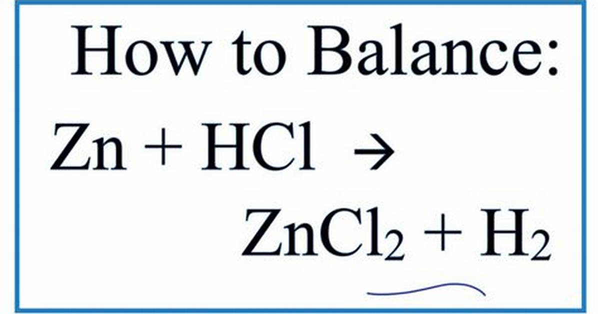 Zn+Hcl